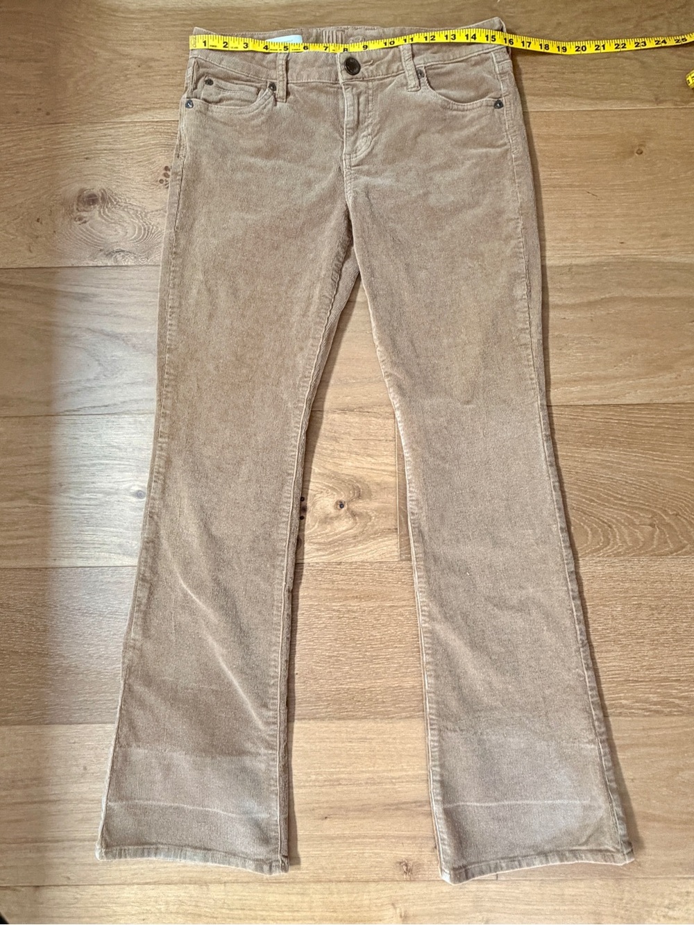 Kut from the Kloth Farrah Baby Bootcut Corduroy Pants Size 8 Flare Academia Y2K - Picture 11 of 13